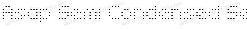Asap Semi Condensed Semi Condensed字体转换